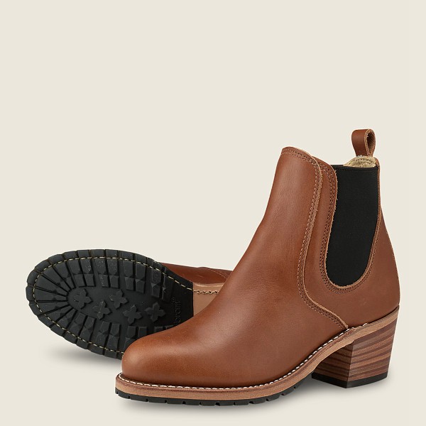 Heritage Støvler Dame - Red Wing Harriet - Heeled Boundary Læder - Brune - VYNCTD-752